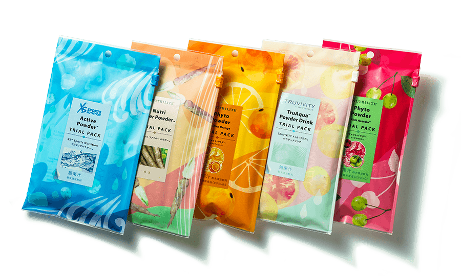 Amwayトライアルパック、パッケージデザイン