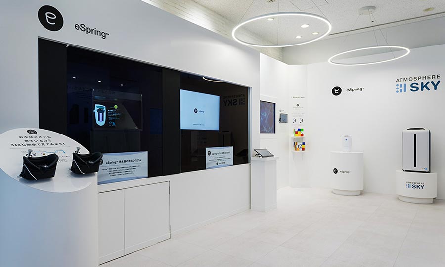 Amway社内に設営した展示ブース